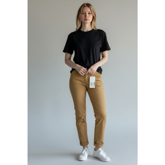 Wildfang The Essential Trouser Camel Size 12 New MRSP $118